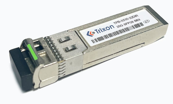 BIDI 10km 25G SFP28 Transceiver Optik Dengan Konektor LC TX1310nm RX1270nm