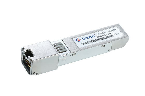 RJ-45 10gbe Transceiver Tembaga SFP 1.25Gbps 10M 100M 1000M TCS-GEM1-01NCR